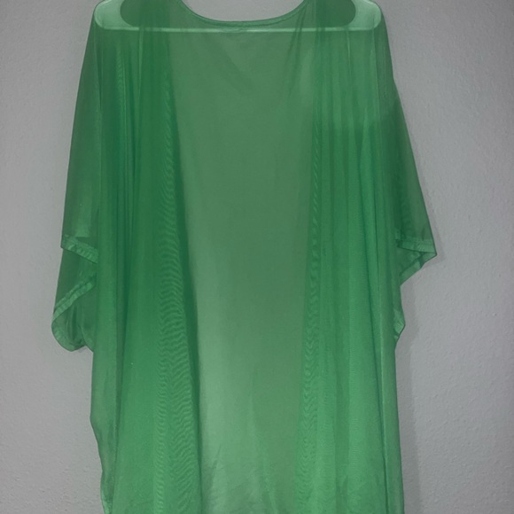 Cover up Kimono-Kelly Green - Picture 5 of 5